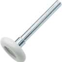 Garage Door Roller, White 1.8" Quiet Nylon Garage Door Wheels 4" Stem for Garage Track Replacement with Premium Sealed 11 Ball Bearing, 10 Packs