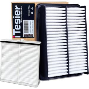 Engine Cabin Air Filter Kit for Mazda CX30 (2020-2026), Mazda 3 (2019-2026), CX50 (2023-2024), Replaces BDGF-61-J6X, PAJ8-13-3A0A, PAH9-13-3A0A