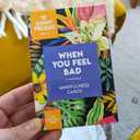 2 x Sunny Present - When You Feel Bad - 44 Double-Sided Mindfulness Cards with Positive Affirmations, Daily Well-Being Tool