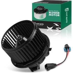 Front Side HVAC Blower Motor Assembly for Chevrolet Silverado 1500 2500 3500 Traverse GMC Sierra Acadia Buick Enclave Saturn Outlook, ATC, Front Side
