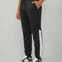 3 Pack Boys' Tricot Joggers Athletic Sweatpants Pants Sports Kids Pockets | Sizes 6 To 18, Quick Dry Lightweight, Basketball Soccer School Gym, Cuffed Husky Teen Youth, Sleep Lounge Active, Summer