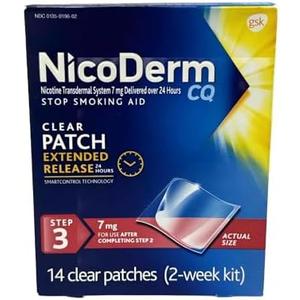 21mg Quit Smoking Patches, Nicotine Patches to Quit Smoking Patches, Stop Smoking Aids Patches, 30 Count Quit Smoking Stickers That Work with 2 Weeks, Easy and Effective Help to Quit Anti-Stickers, 7 Boxes