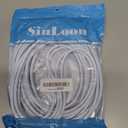 SinLoon UL-LP Certification T5 T8 LED Lamp Connecting Wire for Ceiling Lights - Daylight Integrated Tube Cable Linkable Cords for Lamp Holder Socket Fittings (9.8FT/3M, 4-Pack)