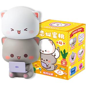 52TOYS Mitao Cat Season 4 Action Figure, Collectible Toy Kawaii Creative Gift Room Decor Desktop Decoration 3.5 Inch, Gift for Birthday Party