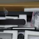 Monomi Electric Height Adjustable Standing Desk, 48x24 Inches, Ergonomic Home Office Sit/ Stand Up Desk (Black Steel Frame/ Black Top)