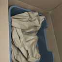 Extra Large Cat Litter Box (ABS Material), Low Entry High Sides Senior Litter Pen for Geriatric Kitty Big Cats, Jumbo Litter Boxes Tray for Multi Cat Indoor Pets Potty (Gray, 24" L x 20" W x13)