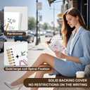 VIIJJUE Trendy Teacher Notebook, Back to School Teacher Gifts Journal, Teachers Appreciation Gifts Journals for Writing, Aesthetic Teaching Hardcover Spiral Notebooks, 5.5x8.3 Inch