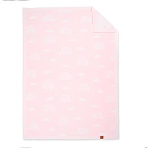 Rainbow Jacquard Baby Blanket, 30"x40" Two-Sided Breathable Throw Blanket for Boys and Girls, Newborn Infant Toddler Ideal for Gift