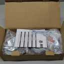 HOLKIE Caster Wheels 3 inch Locking Casters Set of 4, Threaded Stem 3/8" -16 x 1-1/2" (Diameter 3/8", Length 1-1/2") Swivel Heavy Duty Castors Gray