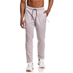 Reebok Men's Fleece Tech Sweatpant, Zippered Pockets, Athletic Joggers (Large, Opal Grey)
