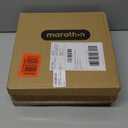 Marathon 4.10/3.50-4" Flat Free, All Purpose Utility Tire on Wheel, 3.5" Centered Hub, 3/4" Bearings