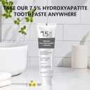7.5% Hydroxyapatite Toothpaste for Advanced Enamel Protection,Appropriate for Sensitive Teeth,Gentle and Effective Formula,Fresh Mint 2pcs
