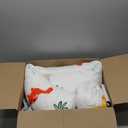 1-Pack Premium Foam Bed Bumpers for Toddler, Non-Slip Bed Rails for Toddlers for Twin, Queen, King Beds, Machine Washable Bumpers Cover for Easy CareSize52" x 7" x 5" (Fun Dinosaur)