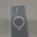 [All-in-One Design Case for Samsung Galaxy Z Fold 7: Compatible with MagSafe, Leather Back Cover with 360 Rotatable Ring Holder, Shockproof Protective Case for Fold 7 Black