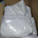 100 Pack White Stretch Polyester Spandex Chair Covers Universal Washable Removable Chair Slipcovers Protector for Wedding Banquet Events Party Dining Decoration