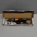 60W Adjustable Temperature Soldering Iron Kit - 9-in-1 With 5 Tips, Solder Wire Stand for Soldering and Repair