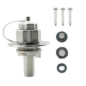 RV City Water Inlet with Check Valve, RV Water Inlet Replacement, RV Water Fill Inlet,RV Water Inlet Connection for for RV Camper Motorhome Trailer Marine,Stainless steel