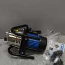 Water Transfer Pump 110V Shallow Well Pump 1.6HP 1800GPH Electric Portable Garden Pressure Booster Pumps for Pool Draining Farm Irrigation Lake Lawn Sprinkler System