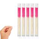 opasyo Ear Piercing Cleaner Kit with 240pcs Disposable Ear Piercing Cleaner Floss,100 pcs Cotton Swabs for Men Women, Skin-Friendly Paper Portable Piercing Aftercare System(Pink)