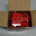 Motor Siren Red 1Pc AC 110V 114dB Industry Electric Motor Alarm Driven Siren, Horn Sound Buzzer Alarms Bell for Home, Industries, Stores and Security Alarm System