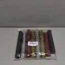 Zonon 200 Pieces PVC Heat Shrink Capsules Hot Sauce Bottles 28 x 50mm Woozy Bottles Capsules Shrink Caps,5oz 10oz(Black, Gold, Red, Silver)