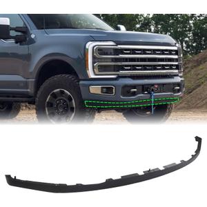 2.15 Inches Front Bumper Lower Valance Panel Assembly Compatible with 2023-2024 Ford F250 F350 Super Duty Tremor Valance Deflector Air Dam Replacement PC3Z-17626-CA