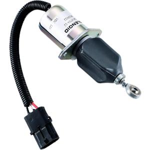 12V Fuel Shut Off Solenoid Fit for Cummins Diesel Engine 5.9L 8.3L Ford Truck F700 F800 Replace 3919422 SA-4026-12