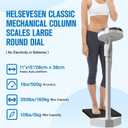 Helsevesen Physician Beam Scale, Classic Mechanical Beam Scales with Large Round Dial, Height and Weight Scale, SZT-160
