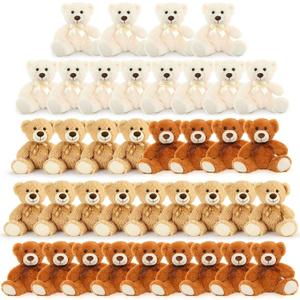 MorisMos Teddy Bears Bulk, 38Pcs 14" Stuffed Bear Plush for Baby Shower