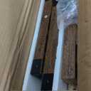 ChooChoo Farmhouse End Table for Small Spaces, Narrow Side End Table with Storage Shelf, Rustic A-Design Nightstand Sofa Table for Living Room, Bedroom (Rustic Brown) 2 Pack