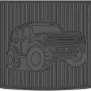 AOMSAZTO Cargo Liner Custom Fit for Ford Bronco Sport 2025 2024 2023 2022 2021- All Weather Protection Automotive Trunk Floor Mat - Waterproof Cargo Mat for Bronco Sport