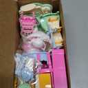 35 Pcs Dollhouse Furniture Accessories Set Mini House Furniture Small Dollhouse Miniature Furniture Play House Accessories 1:12 Tiny Kitchen Bedroom LivingRoom Bathroom Boy Girl Toddler3Y+