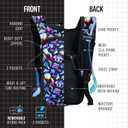 Sojourner Rave Hydration Pack - Hydration Backpack - Hydropack with 2L Bladder - Water Backpack for Festivals, Hiking, Running, Biking and More, One Size