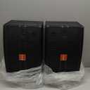 8" Passive Speaker Pair, 800W Peak Power 3-Way Karaoke Speakers, 8 Ohm with MDF Enclosure & Wall Brackets, for Crystal Clear Vocals, Home Entertainment, DJ and PA AudioNeeds Amplifier/Receiver