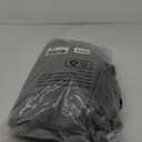 BGment Grey Velvet Curtains 120 Inches Long for Living Room, Thermal Insulated Room Darkening Curtains Drapes Window Treatment with Back Tab and Rod Pocket, Set of 2 Panels, 52 x 120 Inch