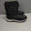 DREAM PAIRS Women's Winter Snow Boots Waterproof Lightweight Warm Fashion Janara Mid Calf Boot, Size 12, Black