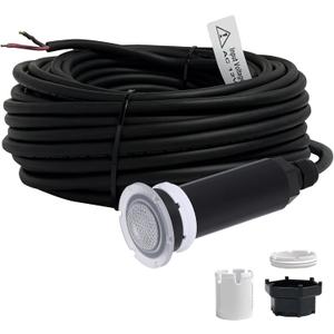 Direct Replacement for Pentair Globrite Color Led Pool Light - 1.5 Inch 12VAC RGB 100ft Cord Changing Swimming for Inground Pools/Spa