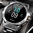 Military Smart Watch for Men Answer/Make Call 1.43" AMOLED Always On Display Rugged Smartwatch with Heart Rate Sleep Monitor Waterproof Outdoor Tactical Waterproof Smartwatch for iPhone Android Phone
