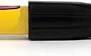 Rubbermaid Commercial Products HYGEN Quick-Connect Straight Extension/Extendable Handle/Stick, 20 - 40 inch, Yellow, Lightweight for Janitorial/Professional Microfiber Cleaning/Dusting