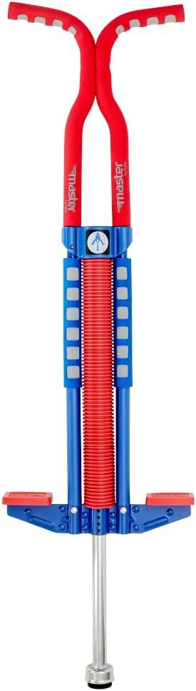 Flybar Master Pogo Stick, Ages 9+, 80 to 160 lbs, Easy Grip Handles, Anti-Slip Pegs, Outdoor Toys for Boys Girls, Outside Toys for Kids, Teens Tweens (Red/White/Blue)