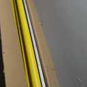 Vestil BOL-FD-36-Y Steel Fold-Down Galvanized Bollard 42 In. Yellow