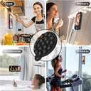 Magnetic for iPhone 14 Pro Case, Compatible with MagSafe, [Full Camera Protection][2 Screen Protectors], Magnet Suction Cup Phone Mount Shockproof Liquid Silicone Phone Case 6.1", Black