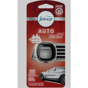 Febreze Car Vent Clip Air Freshener, Odor Eliminator for Strong Odors
