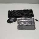 CHONCHOW 87 Keys TKL Gaming Keyboard and Mouse Combo, Wired LED Rainbow Backlit Keyboard 800-3200 DPI RGB Mouse, Gaming for PS4 Xbox PC Laptop Mac