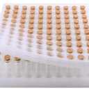 MaxMau 100 Small Glass Bottles with Cork Stoppers,15ml Glass Vials Tiny Jars for Wedding Favors Party Gift Room Decoration Seed Storing Containers Art Paint Display