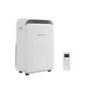 Amazon Basics 3-In-1 Portable Air Conditioner with Remote, Timer, Sleep Mode, Auto Swing, Dehumidifier, 10000 BTU (ASHRAE)/6000 BTU (SACC), Cools Bedroom Up to 450 Sqf, White