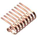 Ginbel Direct 8 Pack Christmas Stocking Holders Mantel Stocking Hanger Holder Christmas Decoration Supplies