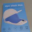 Eiito Hat Washer Cage Hats Cleaner, 4Pcs (2 Cages + 2 Bags) Hat Washer for baseball caps for Washing Machine or Dishwasher, Ball Cap Washers Frame for Flat & Curved Hats, White (With Mesh White 2 Pack)