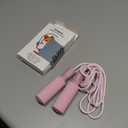 Jump Rope for Fitness  Adjustable PVC Exercise Rope with Tangle-Free Design & Comfortable Foam Handles, Ideal for Cardio, Home Workout & Training for Men, Women & Kids  XYLsports (Pink)