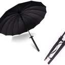 Samurai Sword Umbrella.Best Birthday Gifts Cosplay Decoration for japanese Umbrella Culture Lover.Creative Brolly